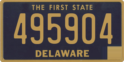 DE license plate 495904