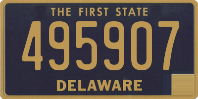 DE license plate 495907
