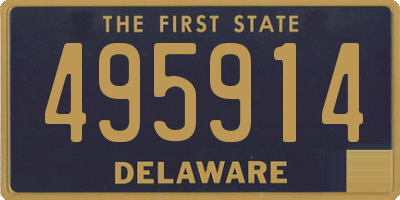 DE license plate 495914