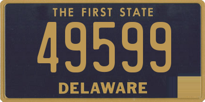 DE license plate 49599
