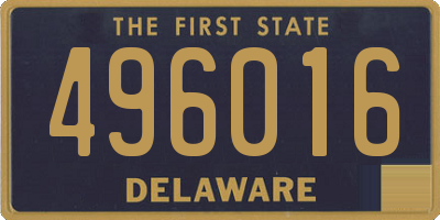 DE license plate 496016