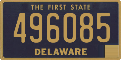 DE license plate 496085