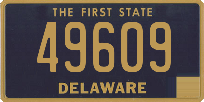 DE license plate 49609