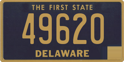 DE license plate 49620