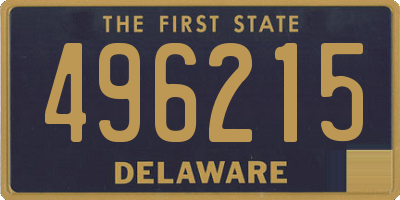 DE license plate 496215