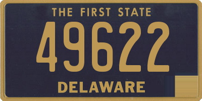 DE license plate 49622