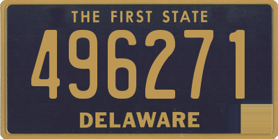 DE license plate 496271