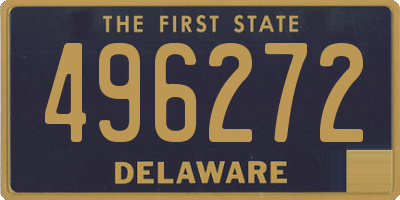 DE license plate 496272