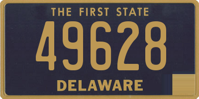 DE license plate 49628