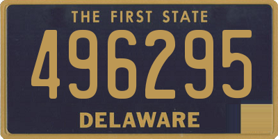 DE license plate 496295