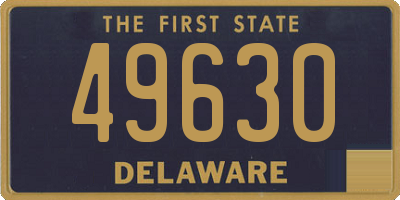 DE license plate 49630
