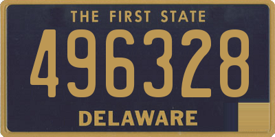 DE license plate 496328