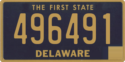 DE license plate 496491