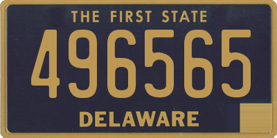 DE license plate 496565