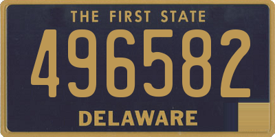 DE license plate 496582
