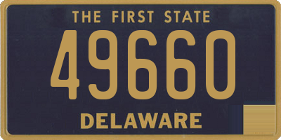 DE license plate 49660