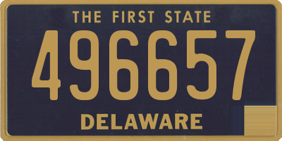 DE license plate 496657