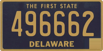 DE license plate 496662