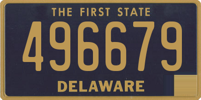 DE license plate 496679