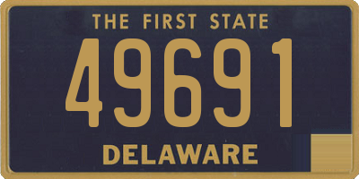 DE license plate 49691