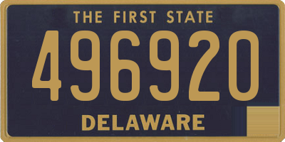DE license plate 496920