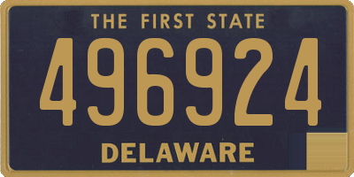 DE license plate 496924