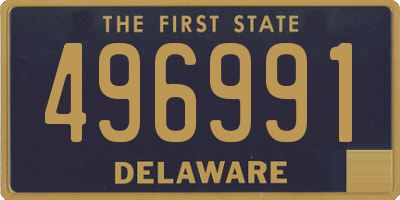 DE license plate 496991