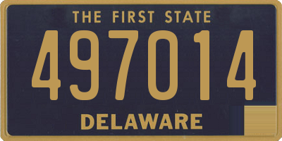 DE license plate 497014