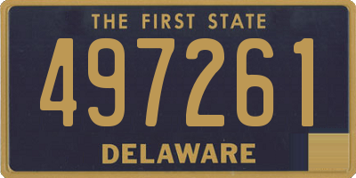 DE license plate 497261