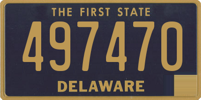 DE license plate 497470