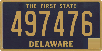 DE license plate 497476