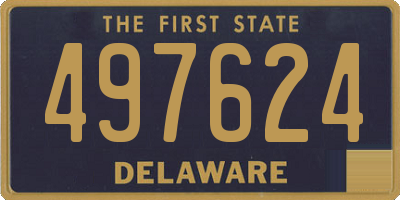 DE license plate 497624