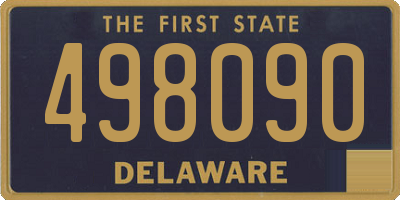DE license plate 498090