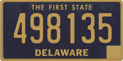 DE license plate 498135