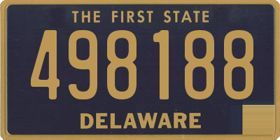 DE license plate 498188
