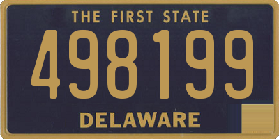 DE license plate 498199