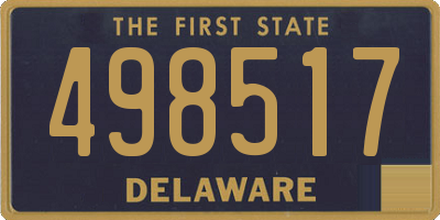 DE license plate 498517