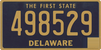 DE license plate 498529