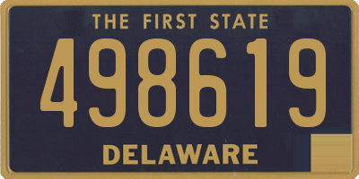 DE license plate 498619