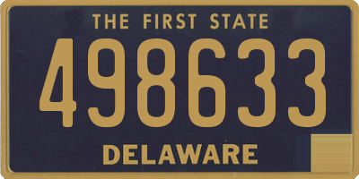 DE license plate 498633