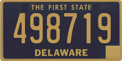 DE license plate 498719