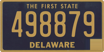 DE license plate 498879