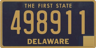 DE license plate 498911