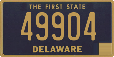 DE license plate 49904