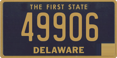 DE license plate 49906