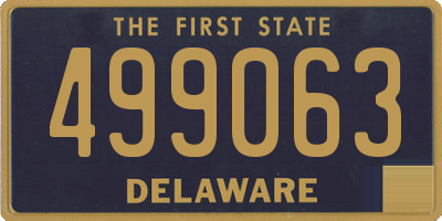 DE license plate 499063