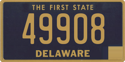 DE license plate 49908