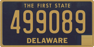 DE license plate 499089