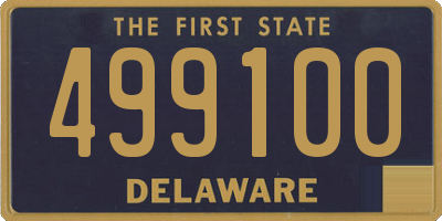 DE license plate 499100