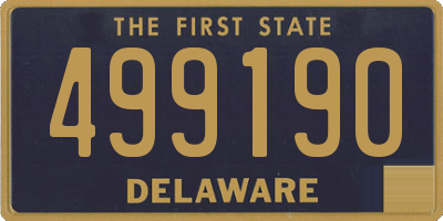 DE license plate 499190